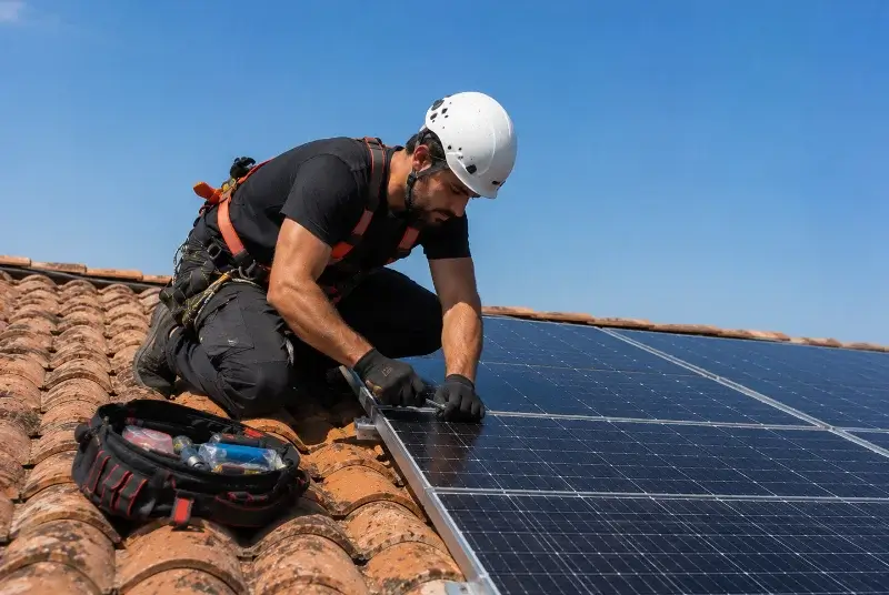 Maintenance et monitoring de panneaux solaires à Bettant